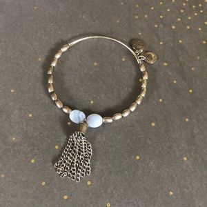 Alex and Ani Tassle Bracelet- Rafaelian Silver